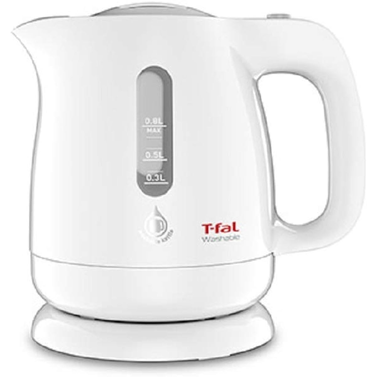 T-FAL Electric Kettle 0.8L White Washable KO8001JP
