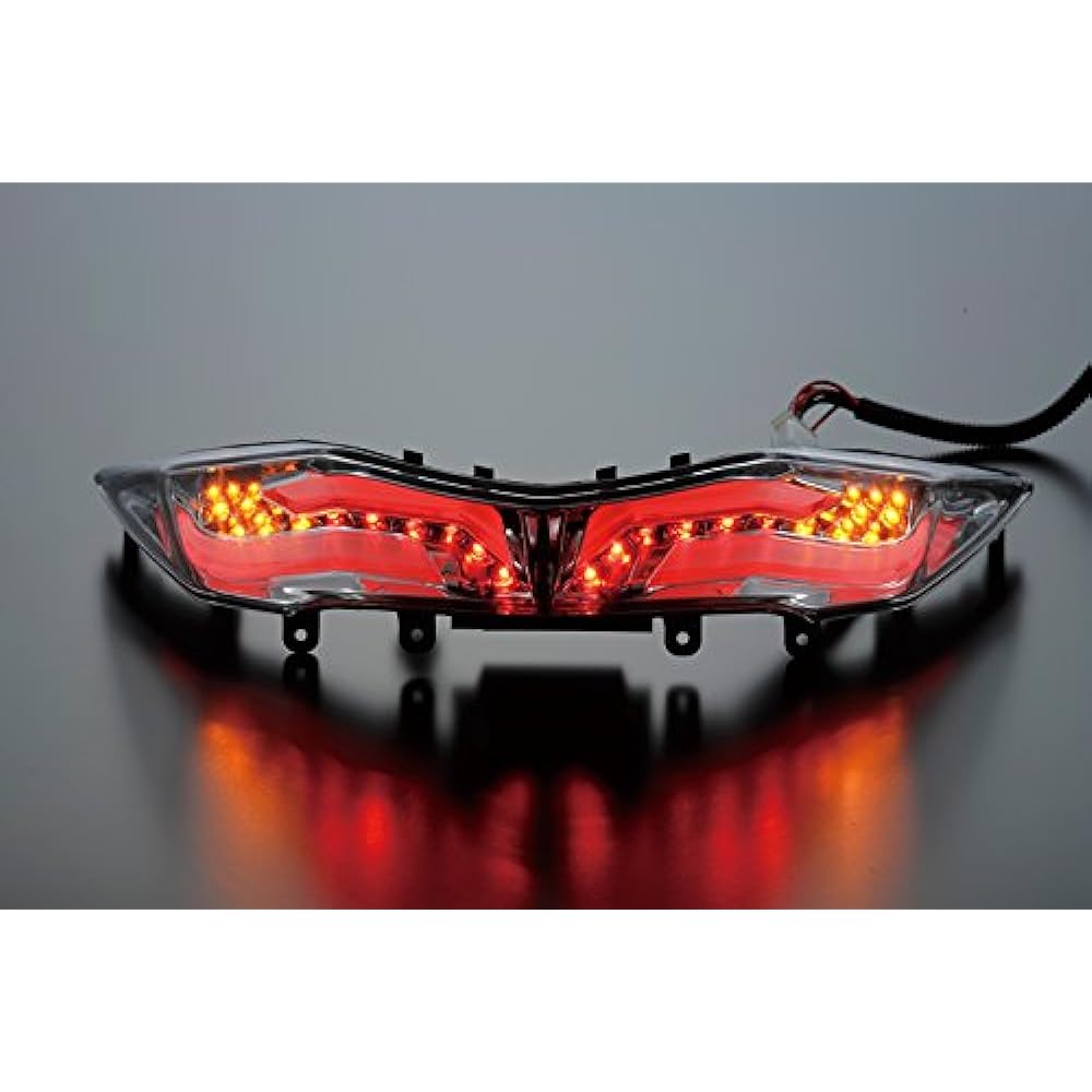 POSH Motorcycle Supplies Light Bar Custom Tail Lamp Cygnus X/Cygnus X SR Clear 022090-91