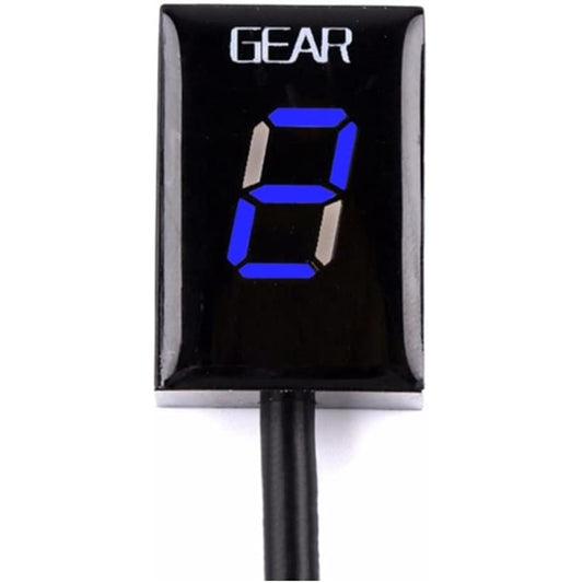 Speed Display Meter Motorcycle Gear Indicator Gear Meter Harley Motorcycle Plug Play EFI Engine ECU Plug Mount 6 Speed 1-6 Level Motorcycle Accessories