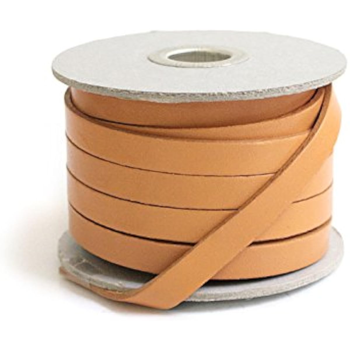 Nippon Chuko Tanned Leather Tape 10mm Length 10m Roll Beige MTLS1010-1 Craft Leather Craft Genuine Leather Sheet