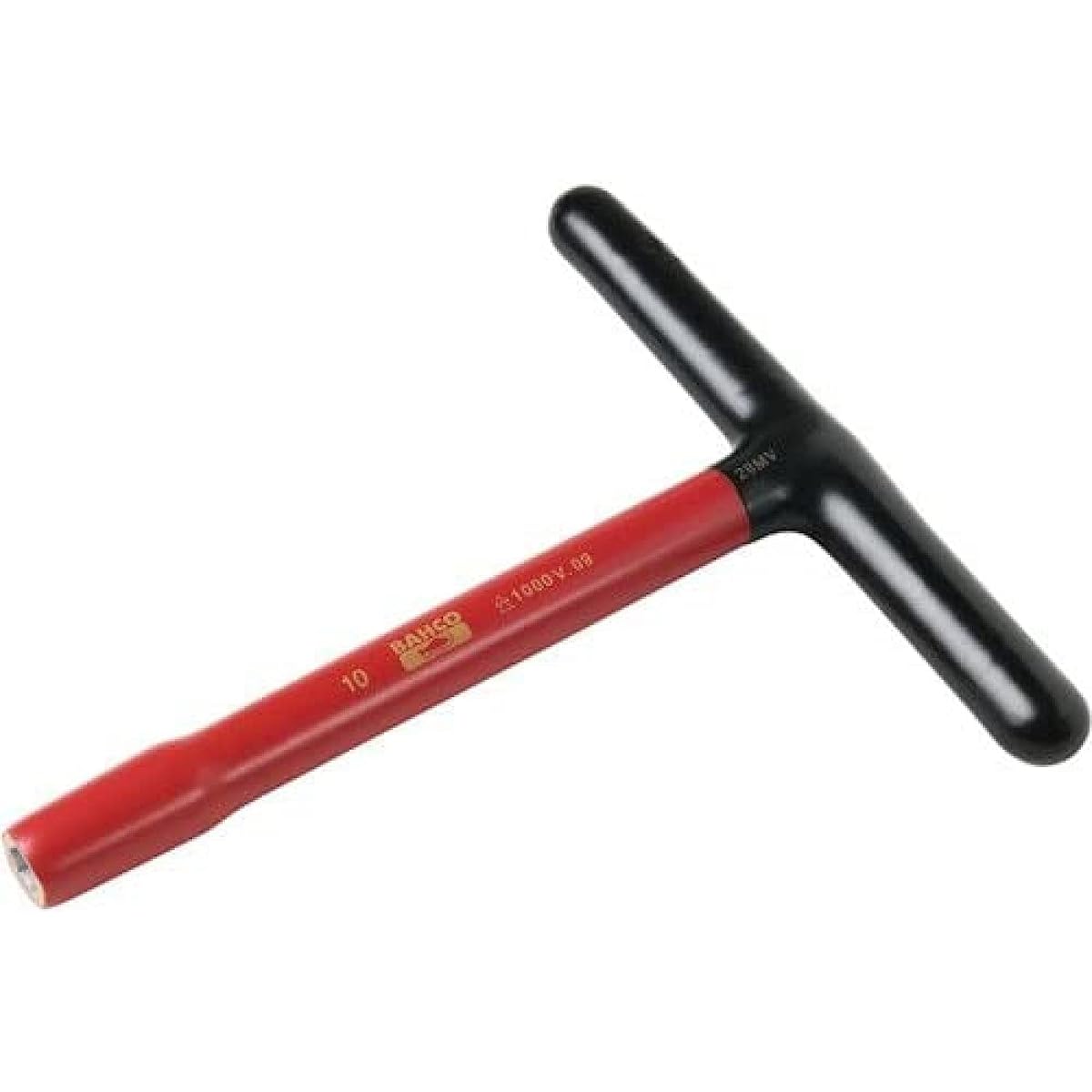 BAHCO Insulated T-Socket Wrench 1000V Insulated T-type Socket Handle 10mm 28MV-10