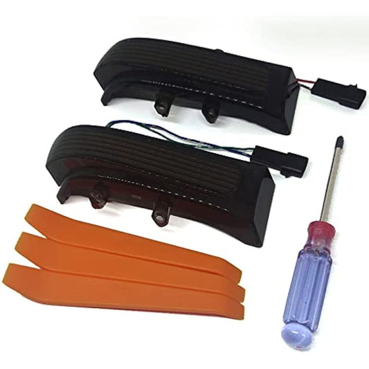 20 Series Alphard 20 Series Vellfire Compatible LED Door Mirror Sequential Turn Signal Flowing All Flashing Switchable Vehicle Inspection Compatible