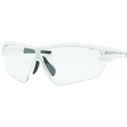 OGK KABUTO Bicycle Sports Sunglasses/Eyewear 101PH (Water-Repellent Clear Photochromic Lens) White Size: M/L