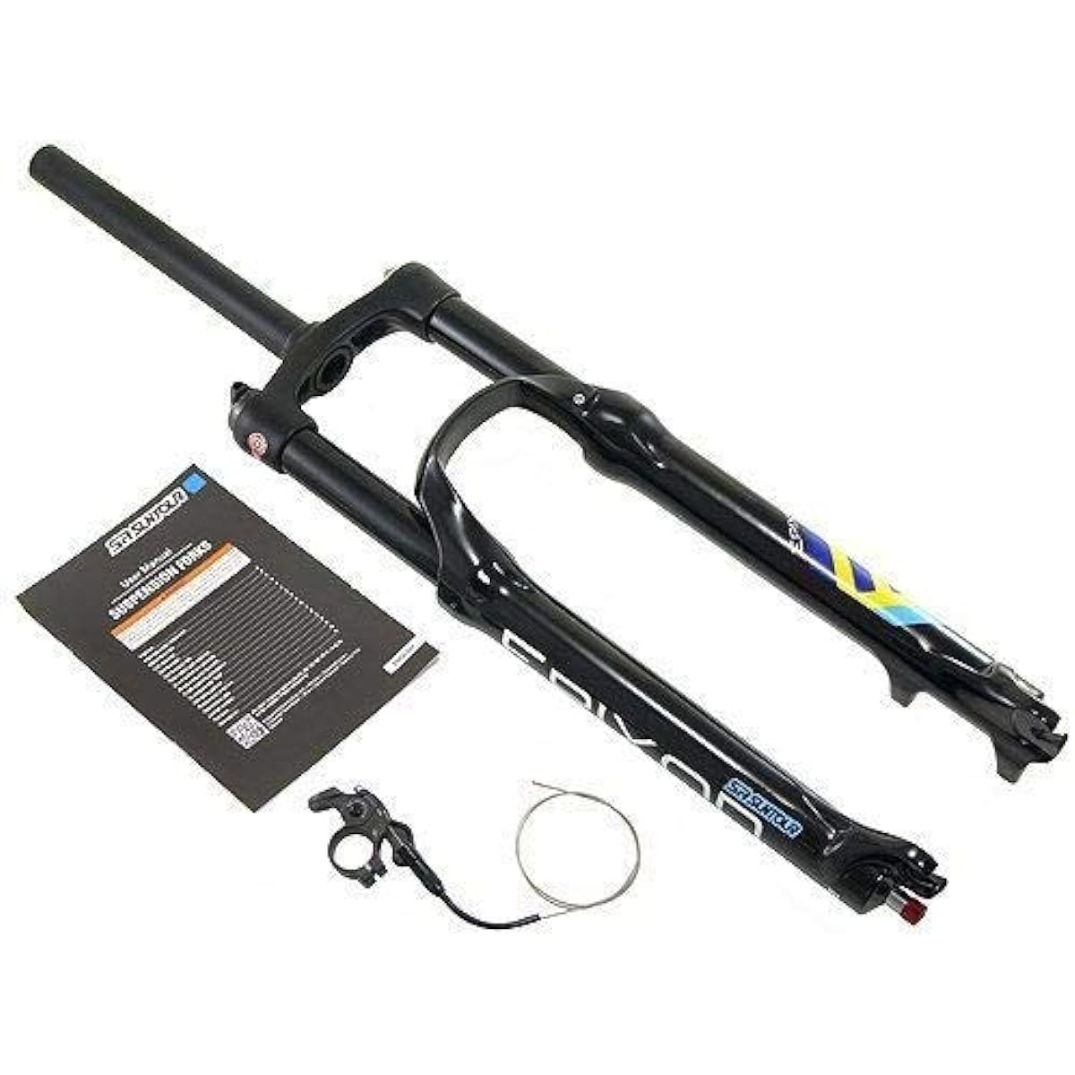 SR SUNTOUR Epixon Fork 26" 120mm Remote Lockout Air QR 9mm Glossy Black #VK1661-Self