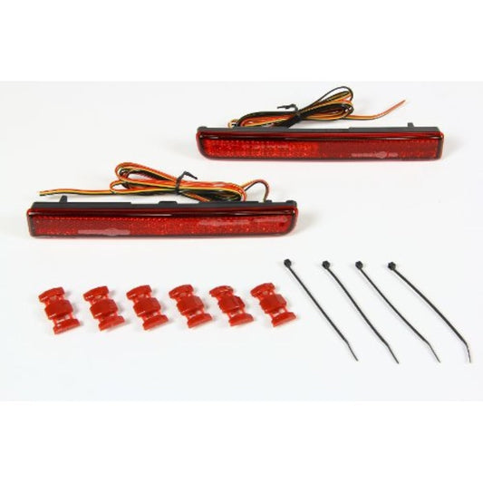 VALENTI RBR-D1 Jewel LED Rear Bumper Reflector Type 1 Red Daihatsu General Purpose