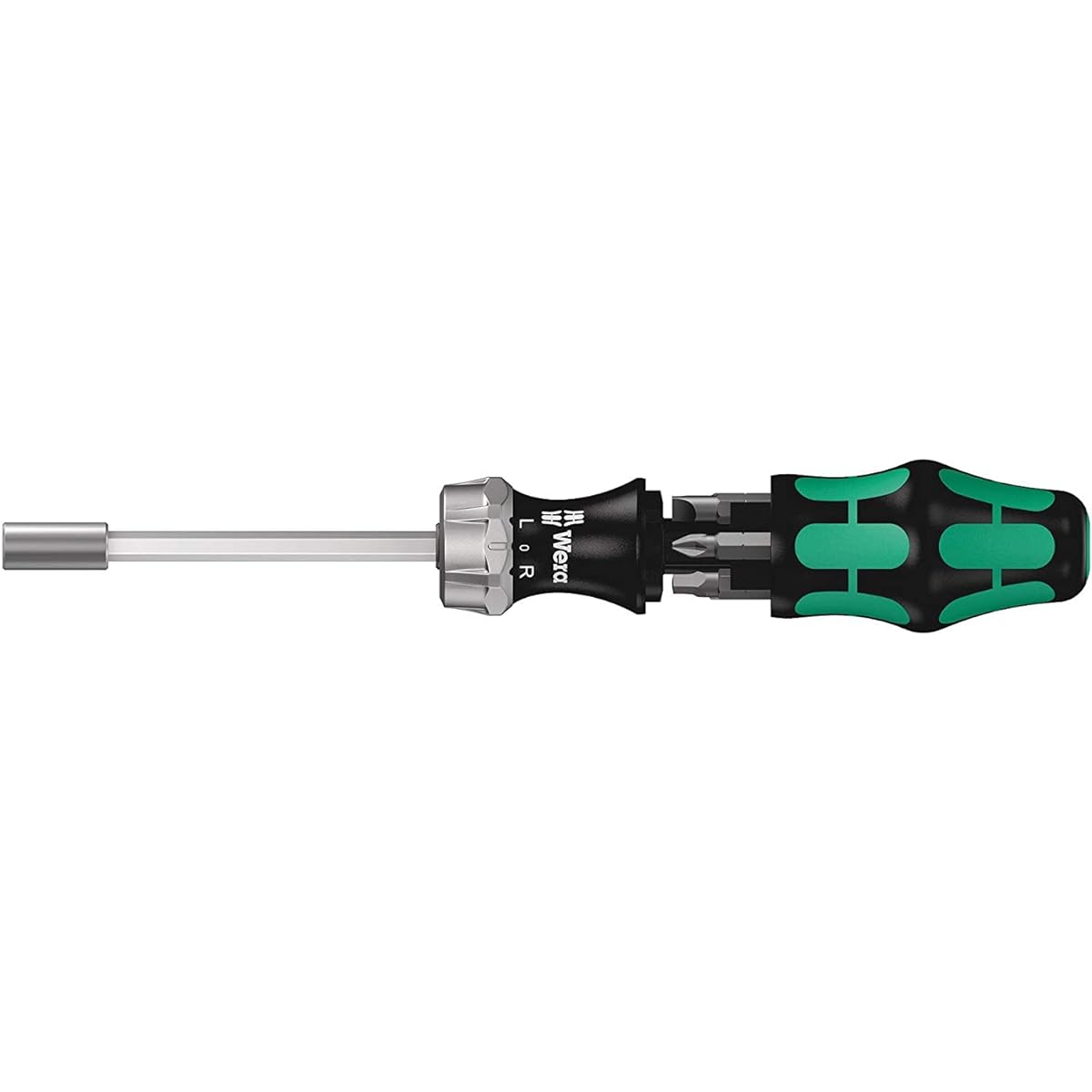 Wera 05073661002 | Kraftform Kompakt Ratchet Screwdriver 27 RA Slotted Head 6mm [Regular Japanese Import Product]