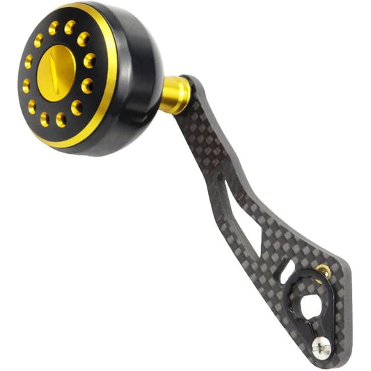 VISPREA Reel Parts Baitcasting Reel Drum Reel Handle Aluminum Alloy Carbon 92.7mm 109mm Handle Knob Shimano Shimano Daiwa Daiwa Abu Garcia Custom Parts Replacement YU74