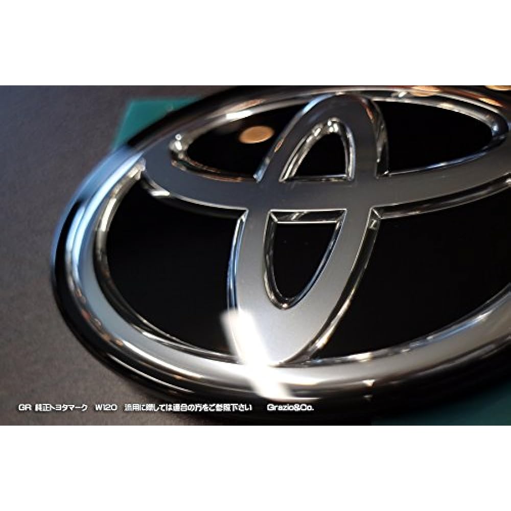 60 Harrier Toyota GR genuine rear Toyota mark emblem W120 plated Harrier GR genuine