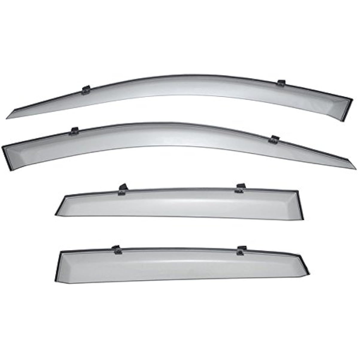 Wellvisors Window Viser Wind Defilector 2008-2014 Subaru Impreza WRX Premium Series Rain Guard