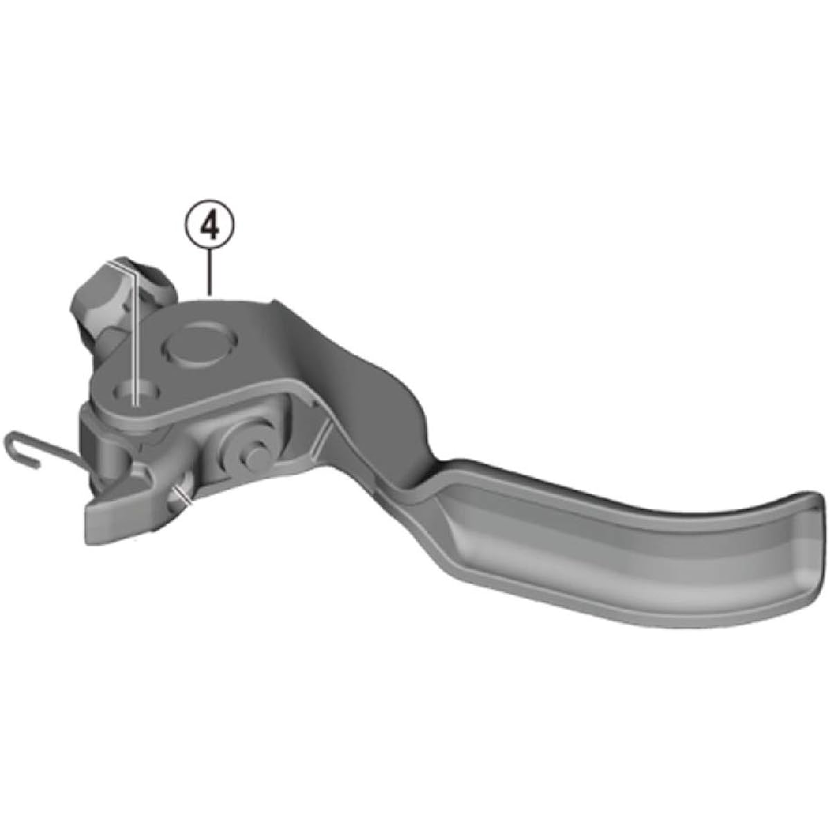 SHIMANO Repair Parts Lever Body Unit (For Left) BL-M8100 Y2RR98020