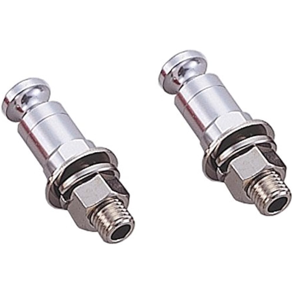POSH Motorcycle Supplies Color Turn Signal Stay M10mm Silver 010101-03