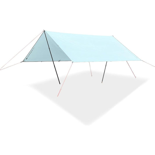 MONORAL Camping Tarp (Sky Blue) Sky Film 150SIL (Pegs not included) Square (Square Shape) MT-0039 / For 1 to 3 people