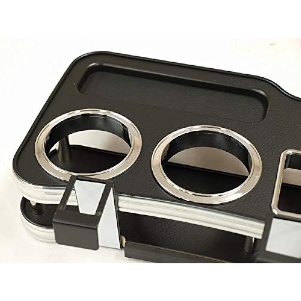 Rim NV350 Caravan Front 2 Passenger Front Center Drink Holder Black Leather Finish G22-350