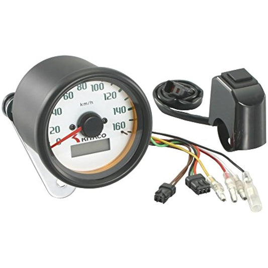 KITACO Electric speedometer (60φ) General purpose (for 12V cars) Stepping motor 752-0810010