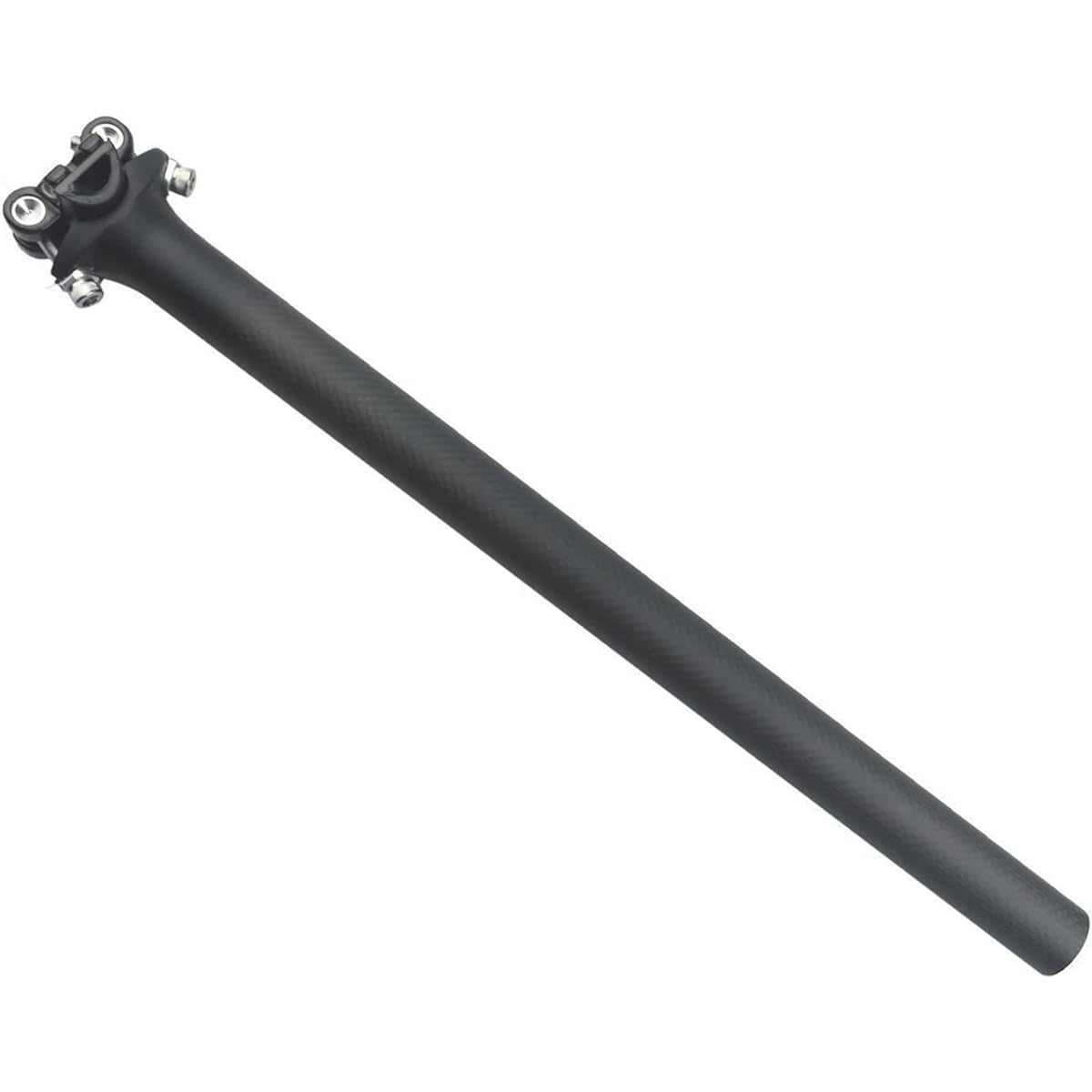PLATTBK Bicycle Seatpost Carbon Ultra Light 3K Brushed Road Bike and Mountain Bike Saddle Post 25.4/27.2/30.8/31.6 * 350/400mm