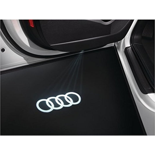 Audi Genuine Audi Ring Logo LED Projector Curtain Lamp Narrow