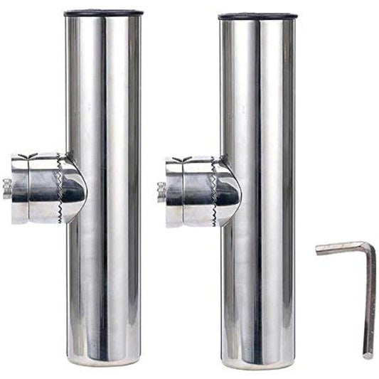 Amarine-made Rod Holder Boat Rod Holder Stainless Steel Rod Holder Angle Adjustable Set of 2 Hex Wrench Included