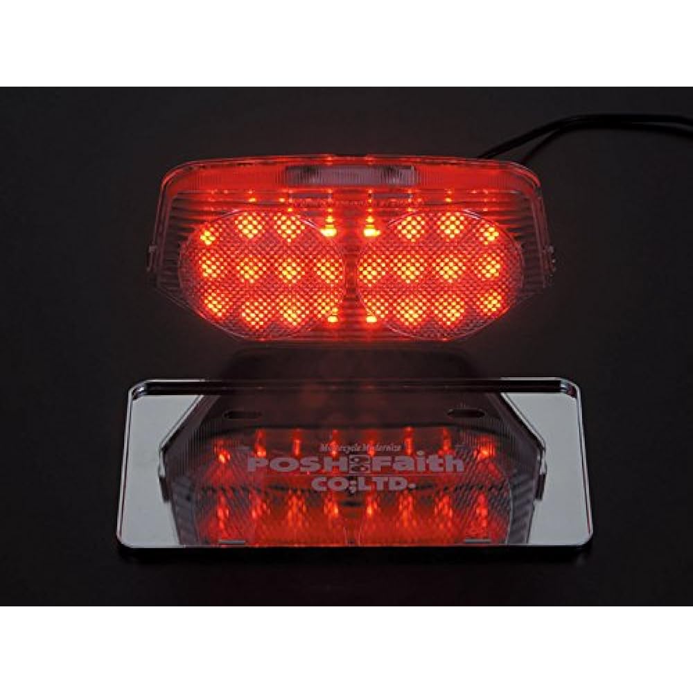 POSH Motorcycle Supplies LED Tail Lamp CB400SF SPECIII/SB('04-'12) CB1300SF/SB('03-'09) Smoke 153190-92