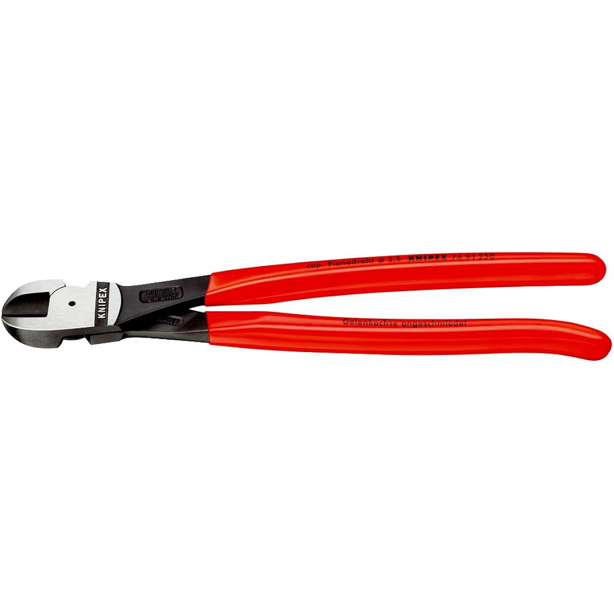 KNIPEX 7491-250 Piano wire nipper SB