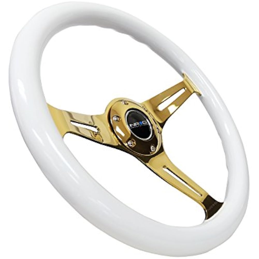 NRG Steering Wheel ST-015CG-WT + U.S. Performance Lab sticker
