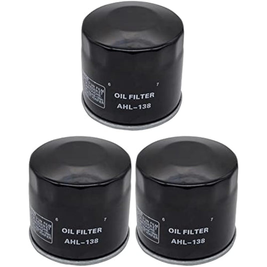 Motorcycle Oil Filter Cagiva V Raptor 650 1000 Navigator 1000 2000-2005 XTRA Raptor 1000 2001 2002 2003 2004 2005 (Accessories Update) (Color : 3 PCS)