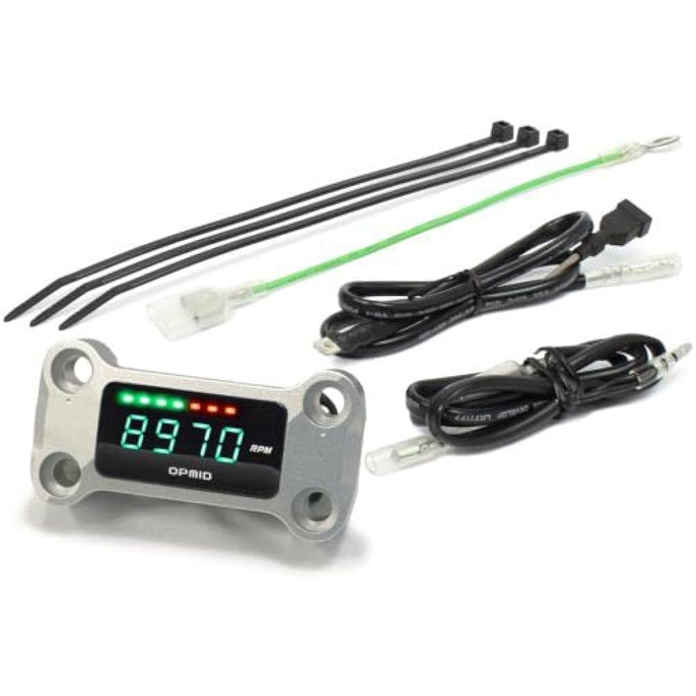 OPMID OPM Top Indicator Tachometer (Silver) Fits: Monkey 125 (JB03)