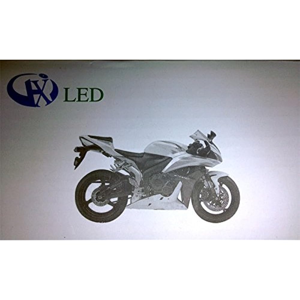e-auto fun Motorcycle Light LED Headlight White Compatible with M4s/H4R1/PH7/PH8 Compatible with 6V-36V 20W 2000 Lumens Four-sided Emitting Type Hi/Lo Switching Type NMLM4S12V20WW Motorcycle For Two Wheels