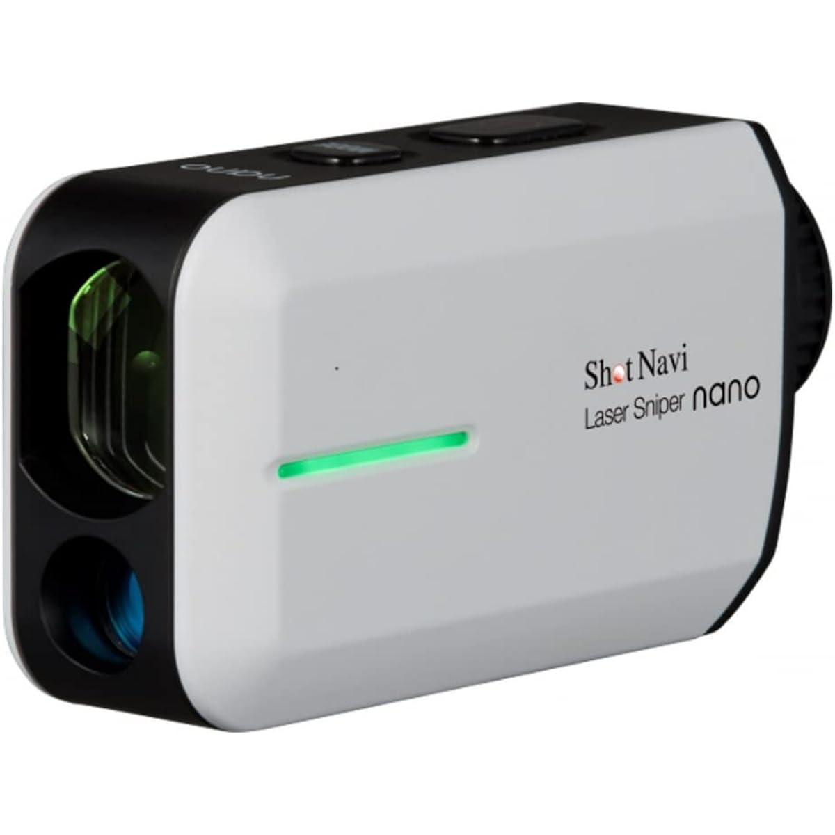 Shot Navi Golf Laser Distance Measurement Device LaserSniper Nano Ultra Lightweight Made in Japan 6x Zoom 1000y Measurement High Speed 0.3 Second Measurement Elevation Difference Rechargeable Laser Distance Measurement Device