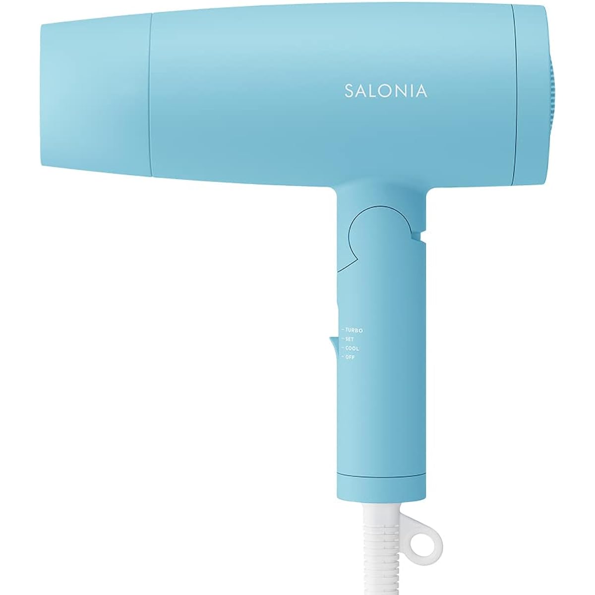 [Spring/Summer 2023 Limited] SALONIA | Speedy Ion Dryer [Universe Turquoise] Large Air Volume, Quick Drying, Lightweight, Negative Ion, Foldable Hair Dryer, 3 Cooling and Temperature Adjustments