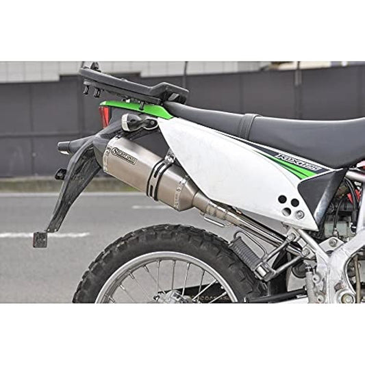 SECRET SPEED Kawasaki D Tracker 125 (KLX125) Bike Muffler Dry Carbon Motard Irregular Slip-on SUS Stainless Steel Muffler D-TRACKER ss-201-r03