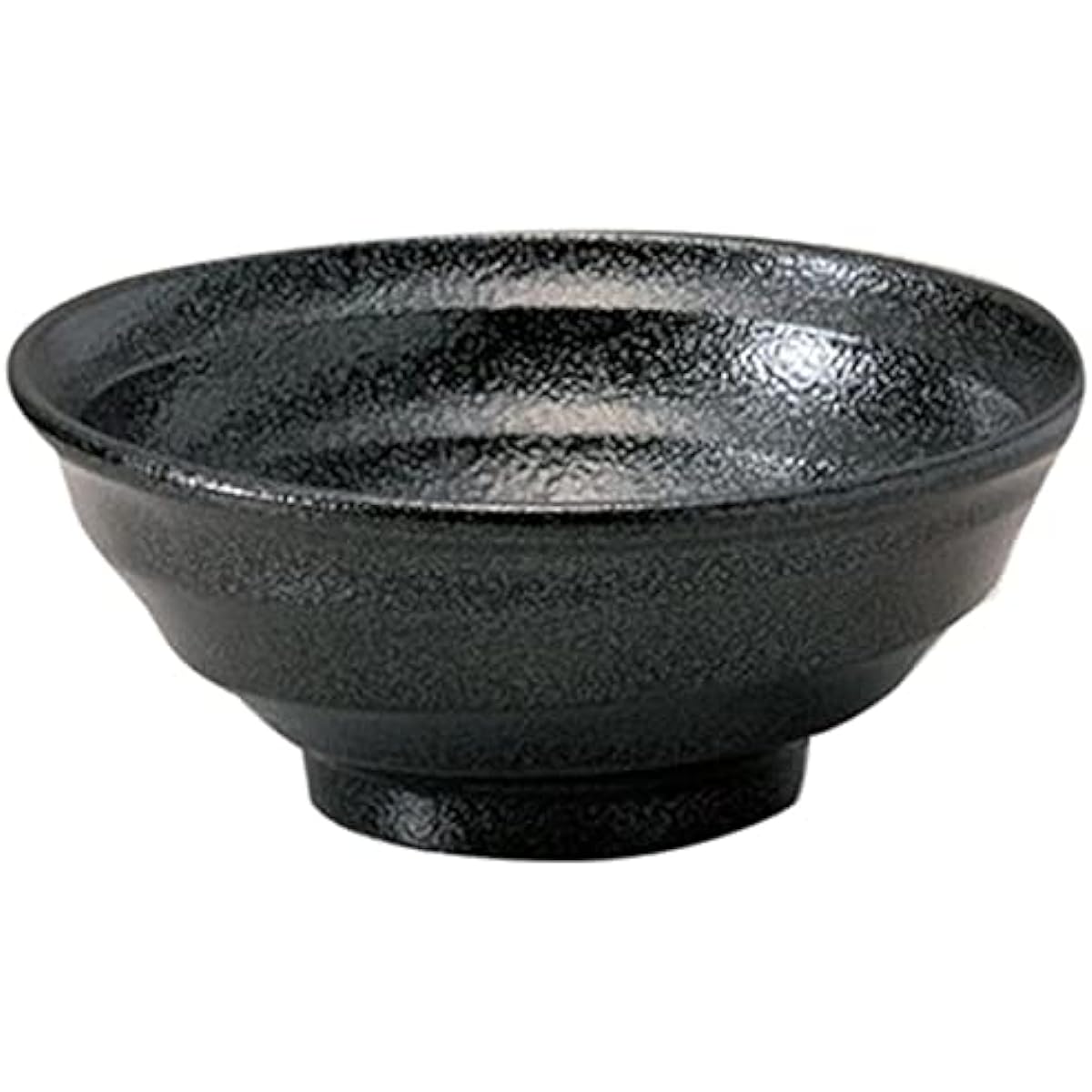 Set of 10 Chinese Bowl Naruto Black 6.8 Bowl [20.5 x 8.6cm] Chinese Tableware Ramen Restaurant Dim Sum Commercial Use Hotel