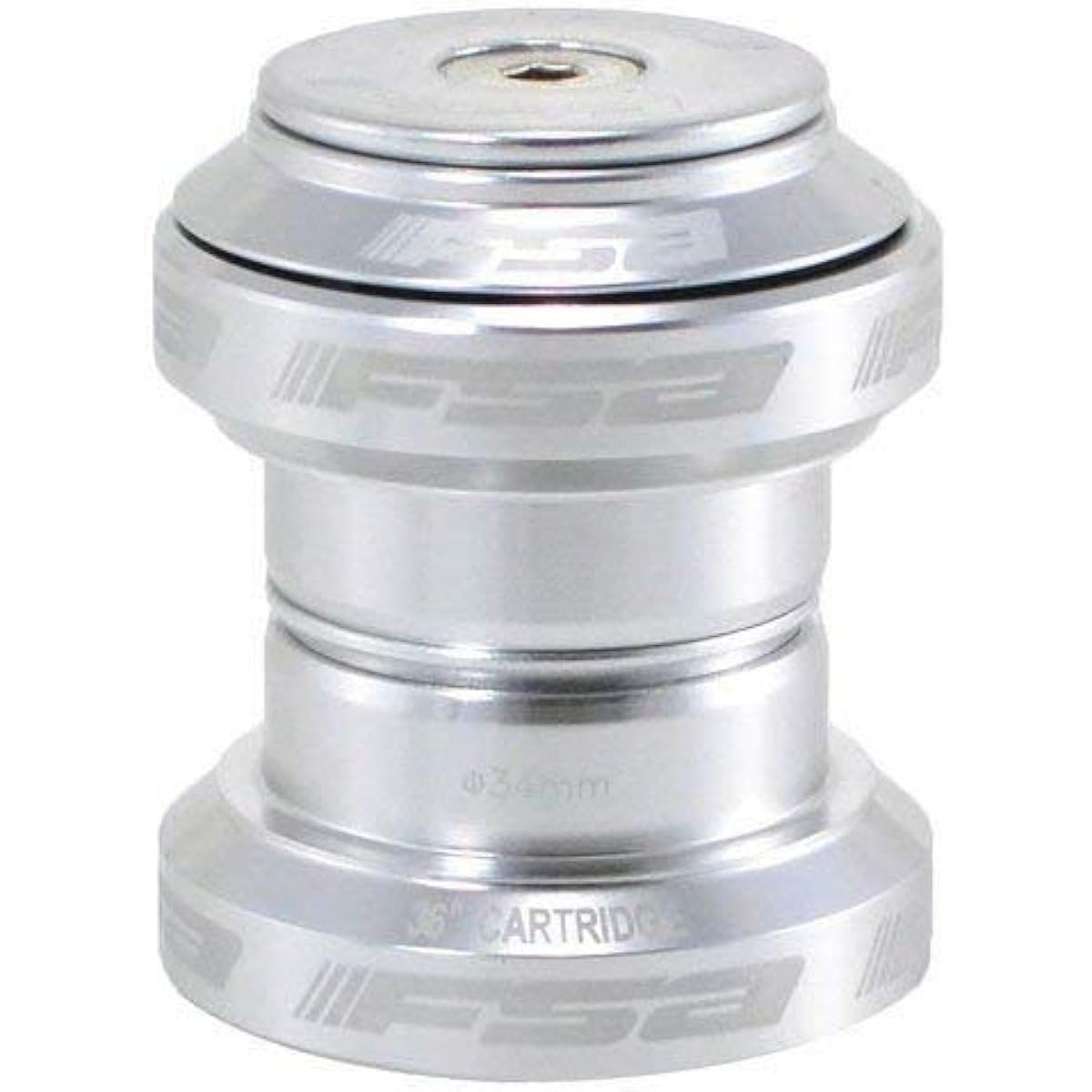 FSA Orbit MX 1-1/8Inches Threadless MTB Road Headset with Top Cap, Silver, NO.20, XTE1508