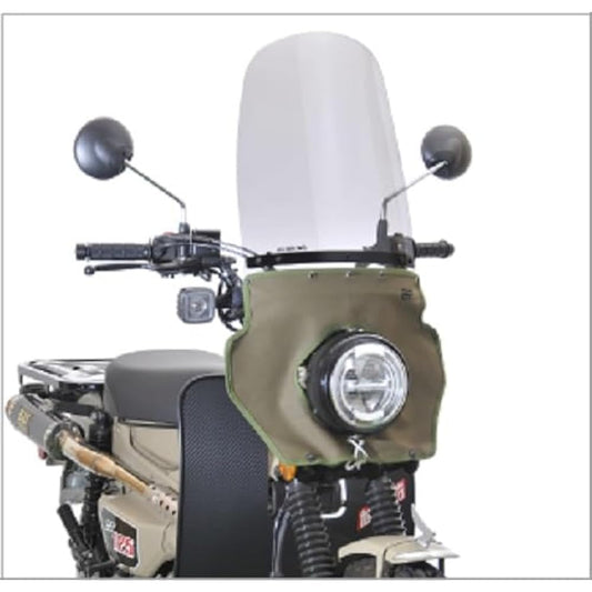 Asahi Windshield (AF ASAHI) Long Windshield (Khaki Sauce) CT125 (2BJ-JA55/8BJ-JA65) CT-T12