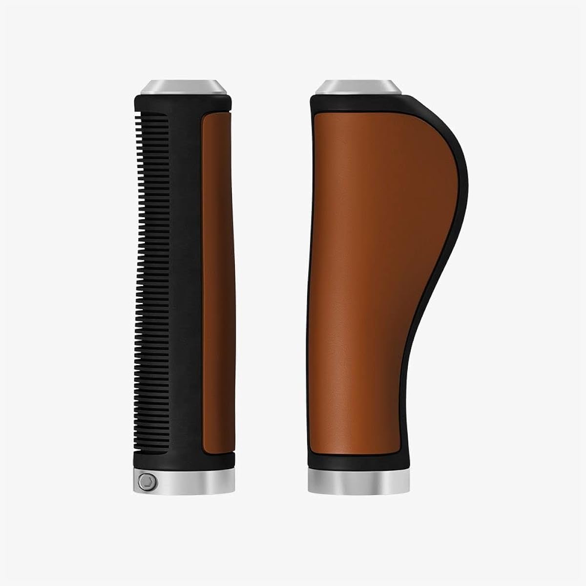 Brooks England BROOKS [Genuine Japanese Product] Bicycle Grip ERGONOMIC LEATHER GRIP Ergonomic Leather Grip Honey 130 / 130MM Ergonomic Design