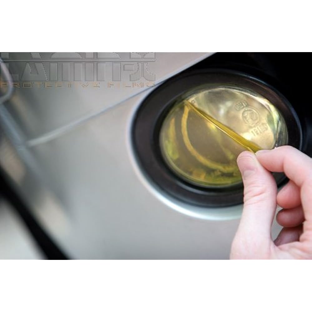 Subaru WRX Impreza (02-03) Fog Light Vinyl Film Cover LAMIN-X YELLOW