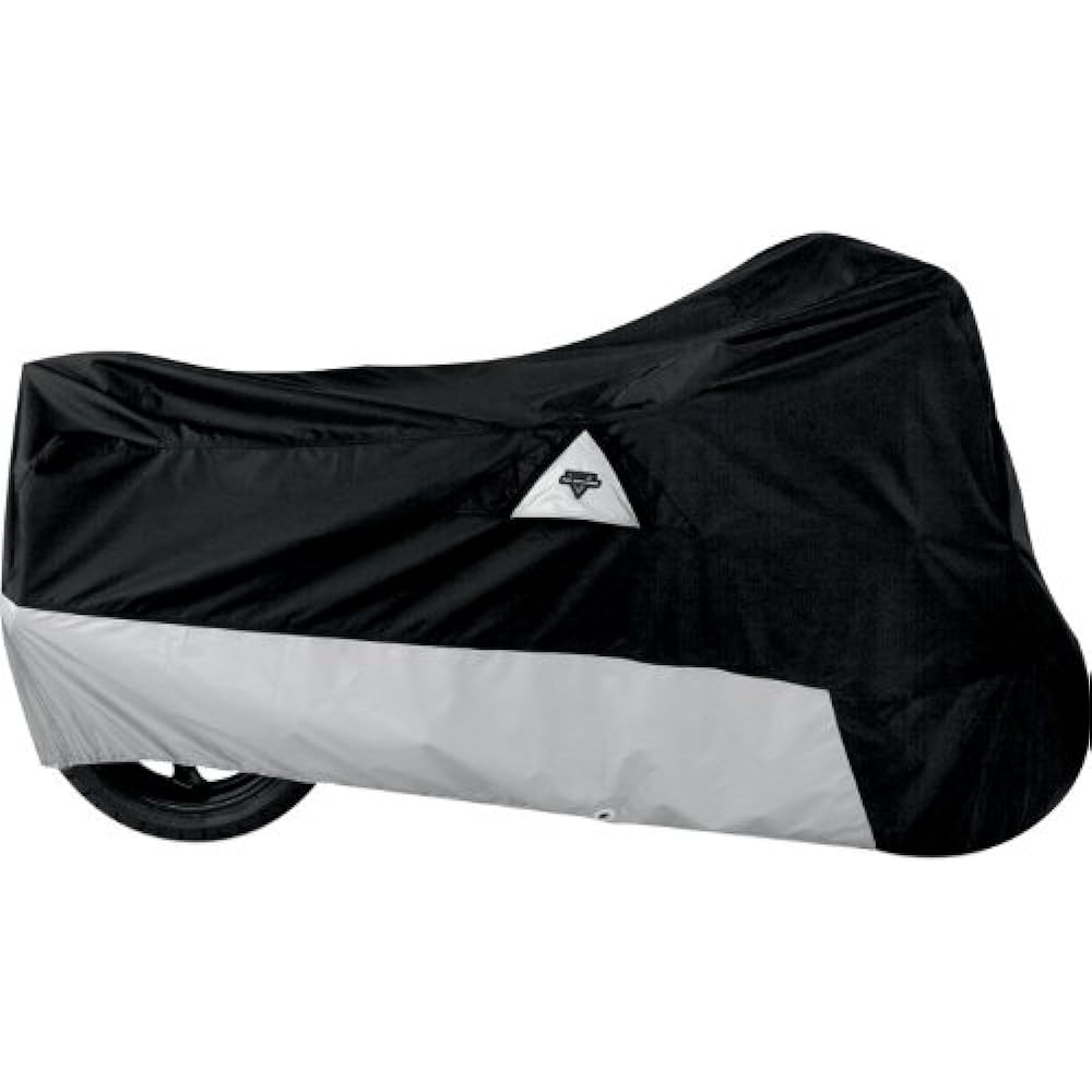 Nelson Rig Defender 400 Motorcycle Cover XL Size Black/Silver P-D4400 Motorcycle Cover for Sports Bikes Over 1000cc/Mid-sized American