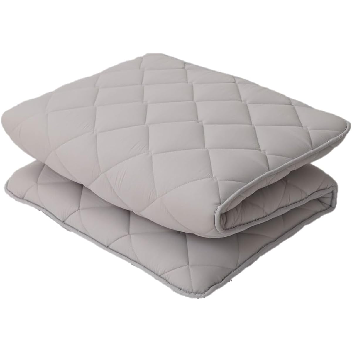 AQUA Nice Day Made in Japan Small Futon [Choose Size 4 Layer Volume Futon] Semi-Single (Width) 70cm (Gray) Teijin Mighty Top Shiki Futon Shiki Futon 2041G113