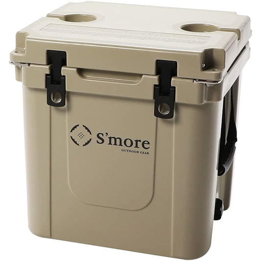 S'more Becool cooler box33 Cooler box large 31L/33QT 31 liter hard cooler box camping fishing outdoor sports stylish cold storage portable bottle opener included