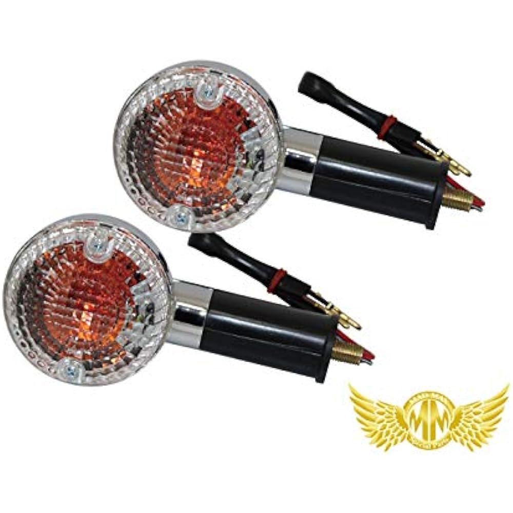 Kawasaki Zephyr/χ Genuine Type Turn Signal Front Clear Set of 2