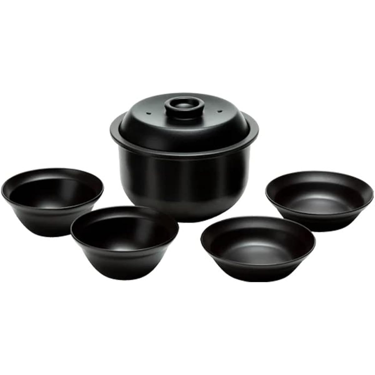 Snow Peak Earthenware Pot Zen Black CS-580