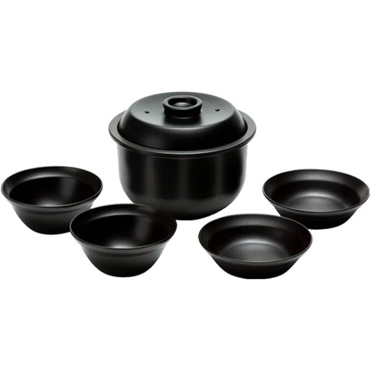 Snow Peak Earthenware Pot Zen Black CS-580
