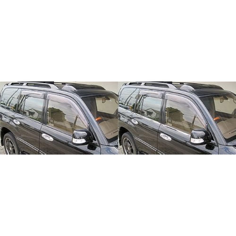 BRIGHTZ Land Cruiser Cygnus 100 101 Wagon Super Mirror Stainless Plated Window Frame Trim 6PC [WIN-SIL-124] UZJ100W HDJ101K UZJ100W HDJ101K Land Cruiser 100 11279
