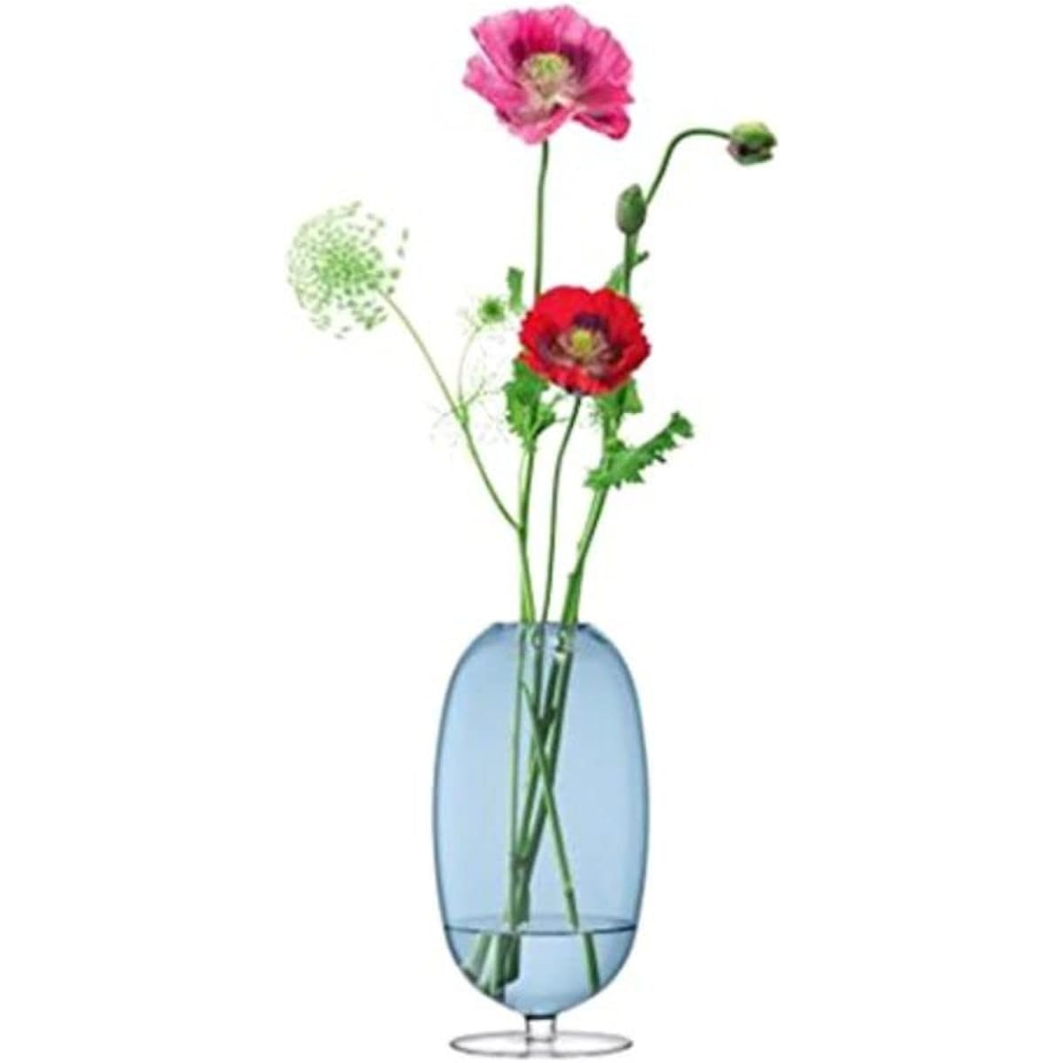 LSA Flower Vase (Vase) Light Blue Height 31cm OLIVIA G1282-31-610