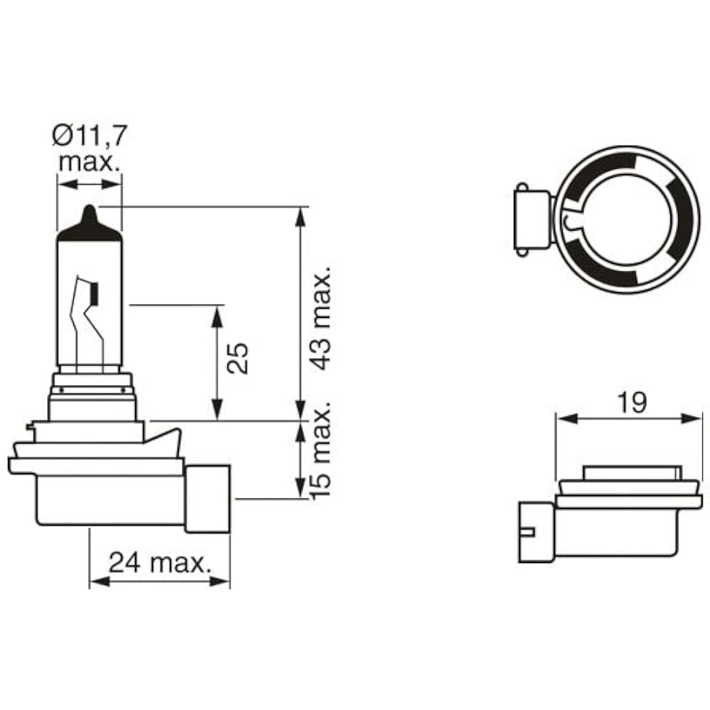 Bosch Valve H8 12V 35W PGJ19-1 1987302081