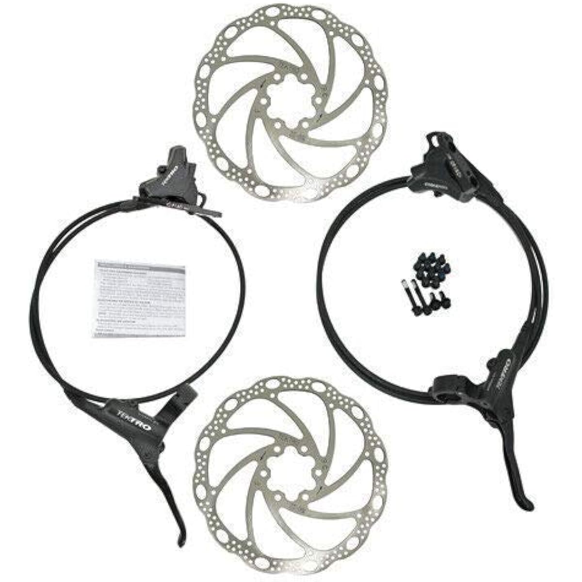 TEKTRO HD-R510 Flat Mount Hydraulic Disc Brake Set Dual Piston, For ROAD, MH1847
