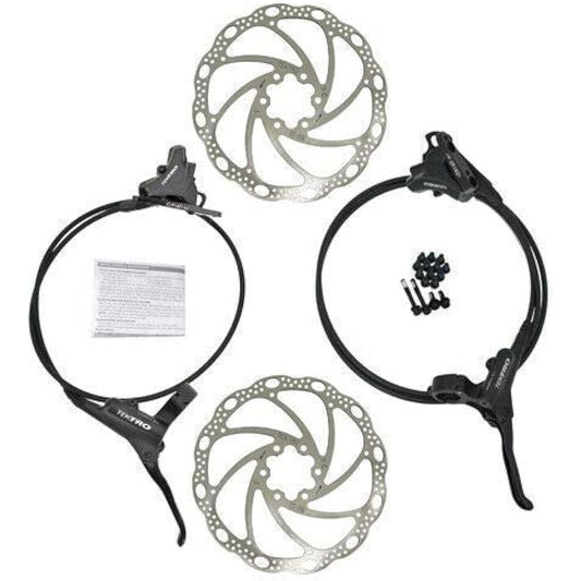 TEKTRO HD-R510 Flat Mount Hydraulic Disc Brake Set Dual Piston, For ROAD, MH1847