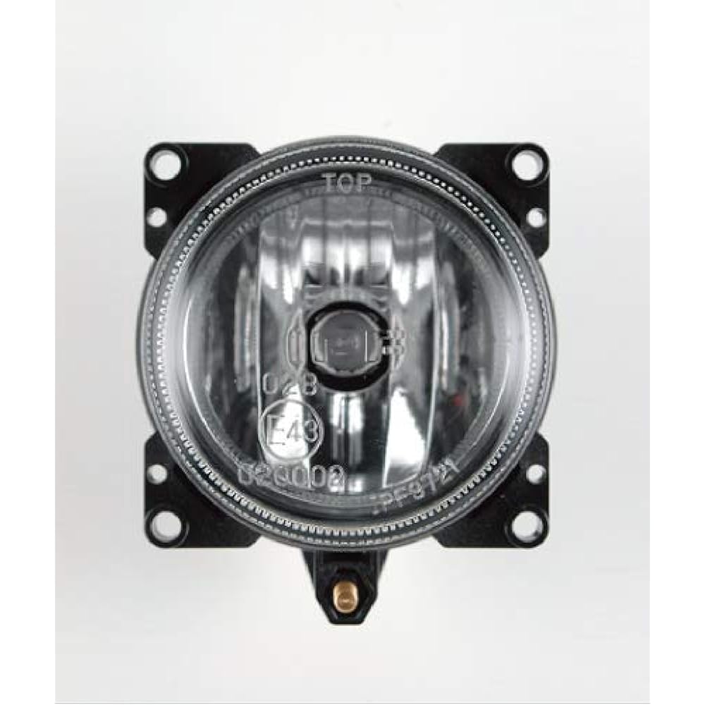 IPF Fog Lamp Halogen HB4 Diameter 80mm 3200K Genuine Color 12V Vehicle Inspection Compatible Multi-Reflector Clear Lens MR80
