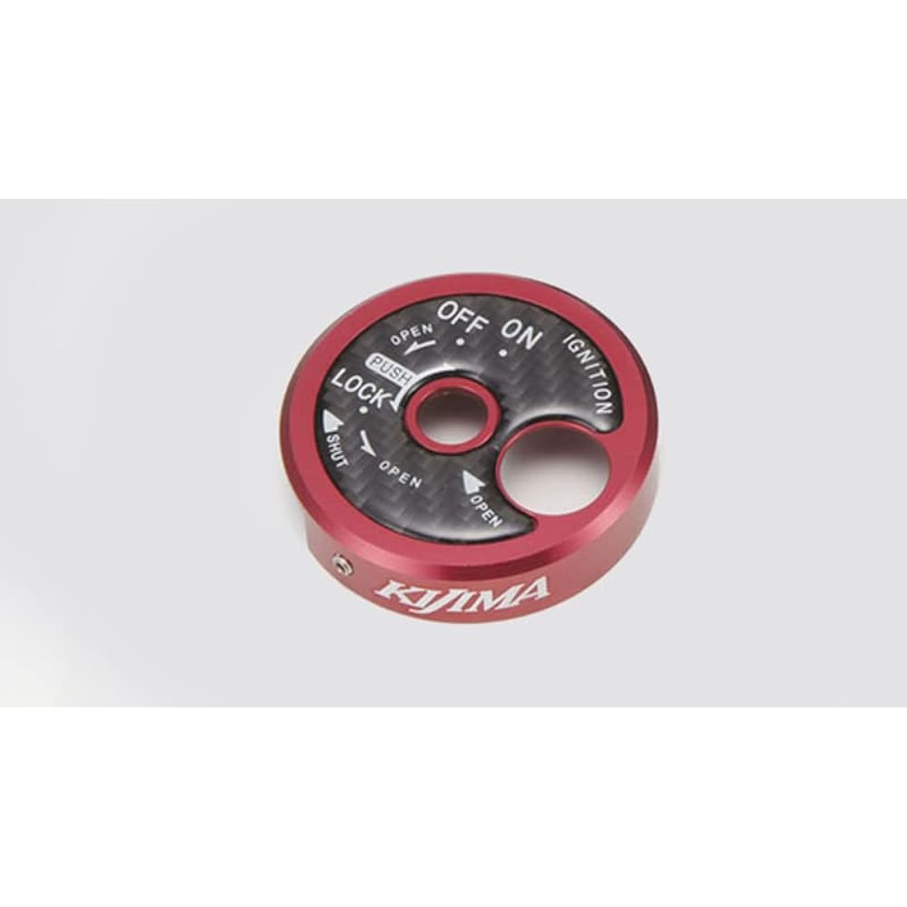 Kijima Motorcycle Bike Parts Key Cylinder Cover CNC Red Cygnus X-FI(28S/1YP) 208-3088