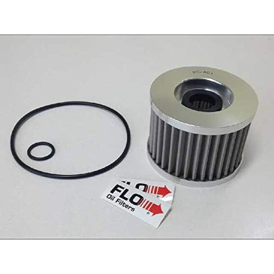 PC Racing PC401 FLO Oil Filter (Inner Filter Type) Stainless Steel Mesh
