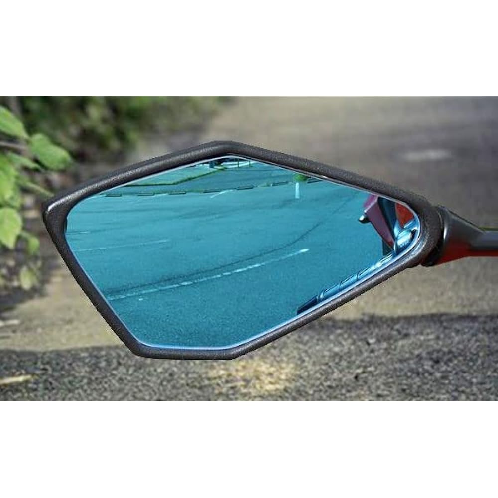 Autobahn AUTBAHN Motorcycle Wide Angle Mirror Suzuki GSX1300R Hayabusa 2021~ Blue (Hydrophilic Finished) Curvature Ratio 600R [MOS07]